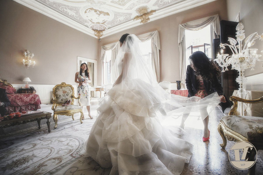 Fotografo matrimonio Venezia. Cà Sagredo
