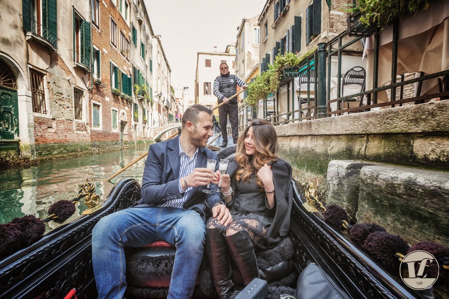 fotografo fidanzamento gondola venezia