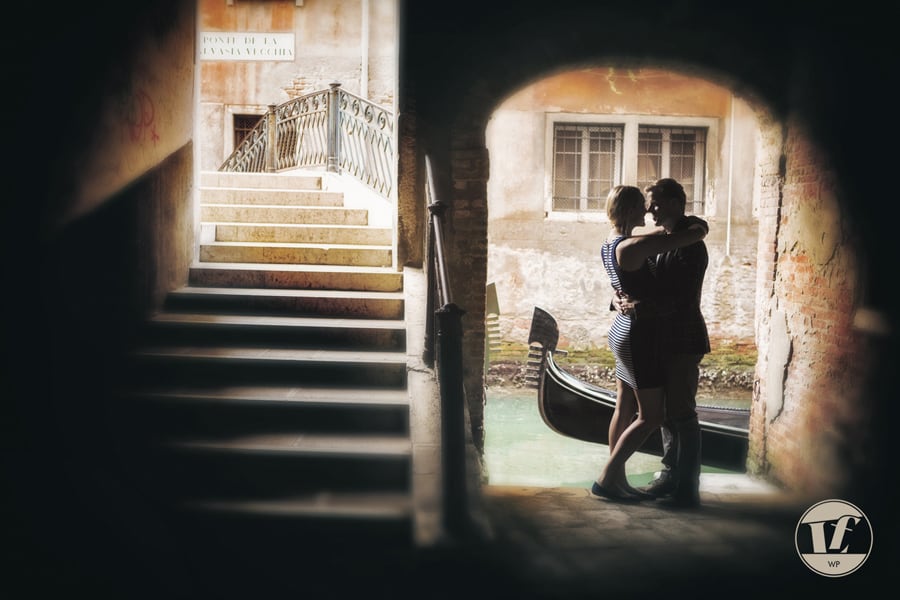 fotografico coppia fidanzati. Venezia