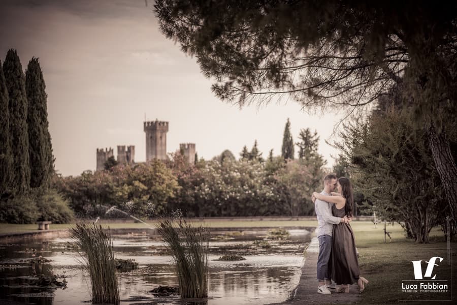 fotografo di coppia, fidanzati, pre matrimoniale Giardini Sigurtà, provincia Verona