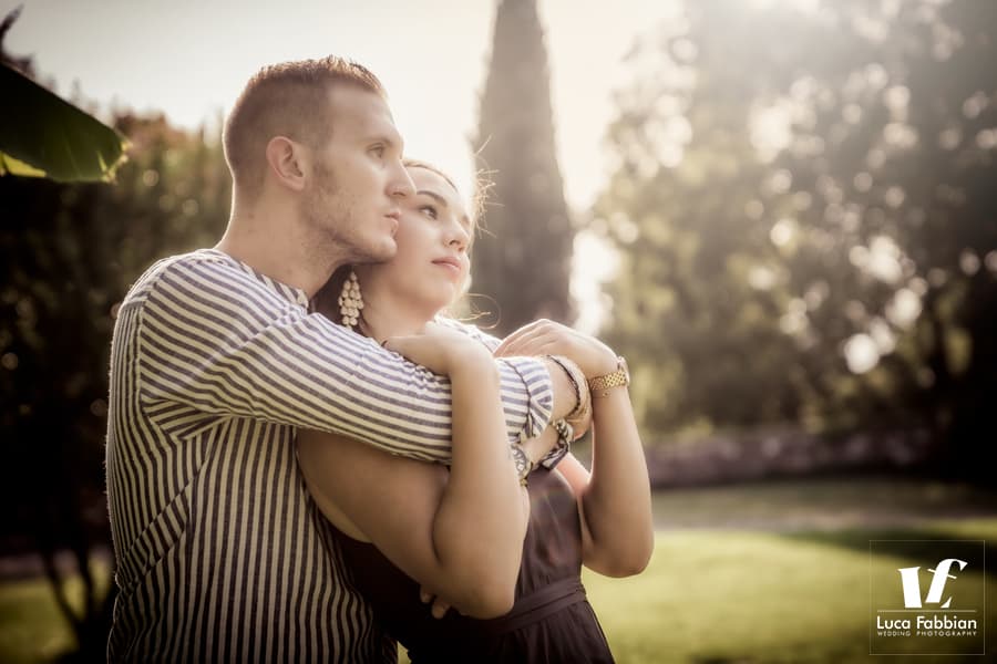 fotografo di coppia, fidanzati, pre matrimoniale Giardini Sigurtà, provincia Verona