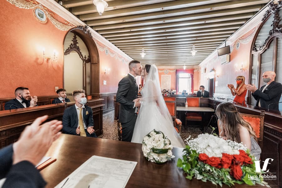 foto cerimonia civile matrimonio municipio Schio