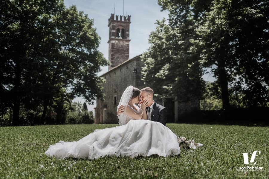 fotografia di matrimonio al castello di Schio