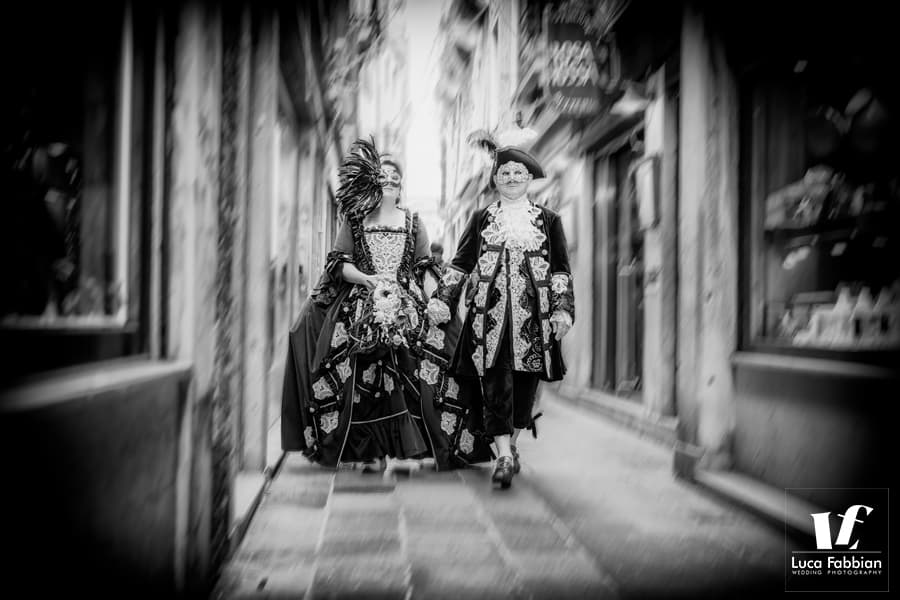 elopement al carnevale di Venezia