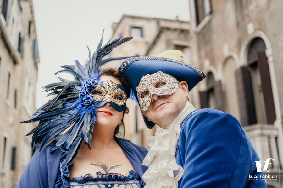 elopement al carnevale di Venezia