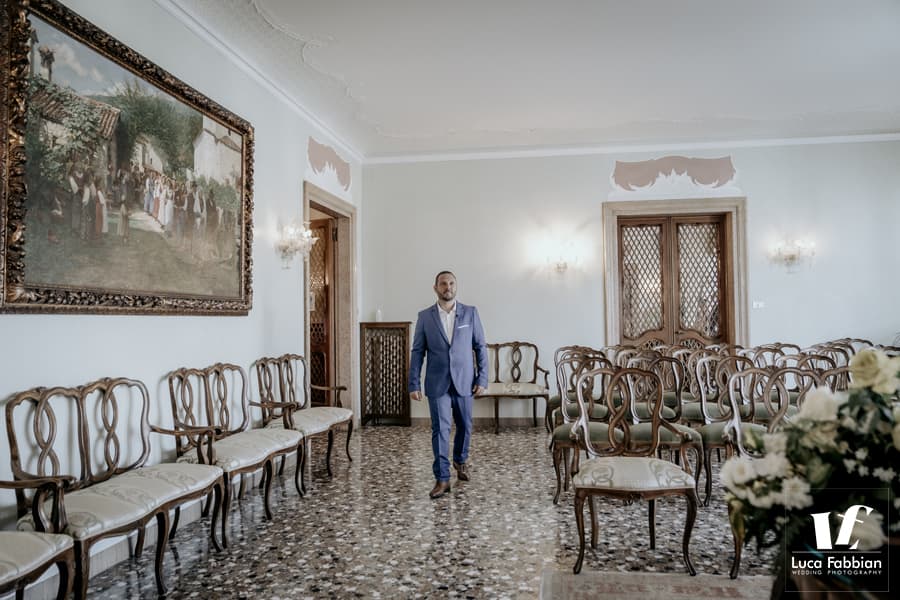 elopement a Palazzo Cavalli, Venezia