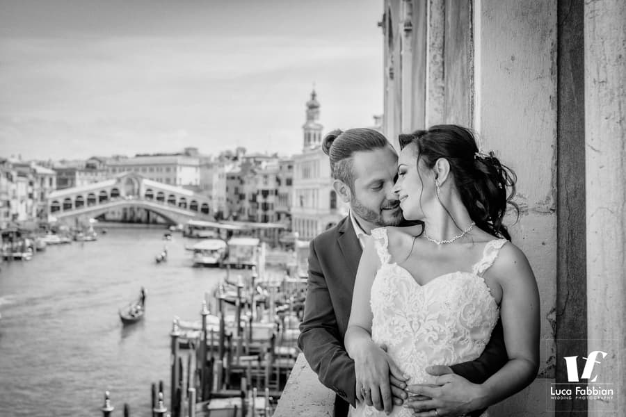 matrimonio intimo ponte di Rialto Venezia