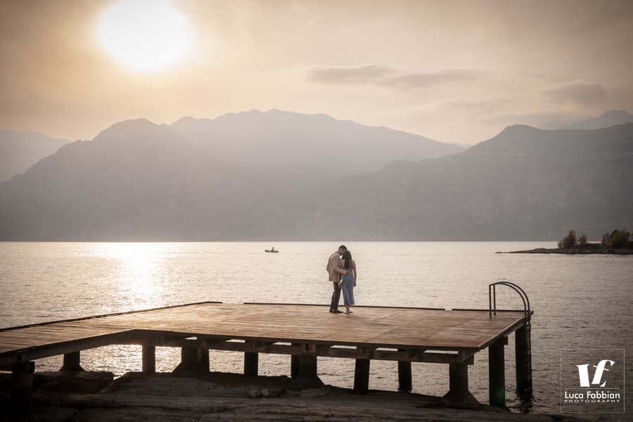 Proposta di matrimonio a Malcesine, lago di Garda