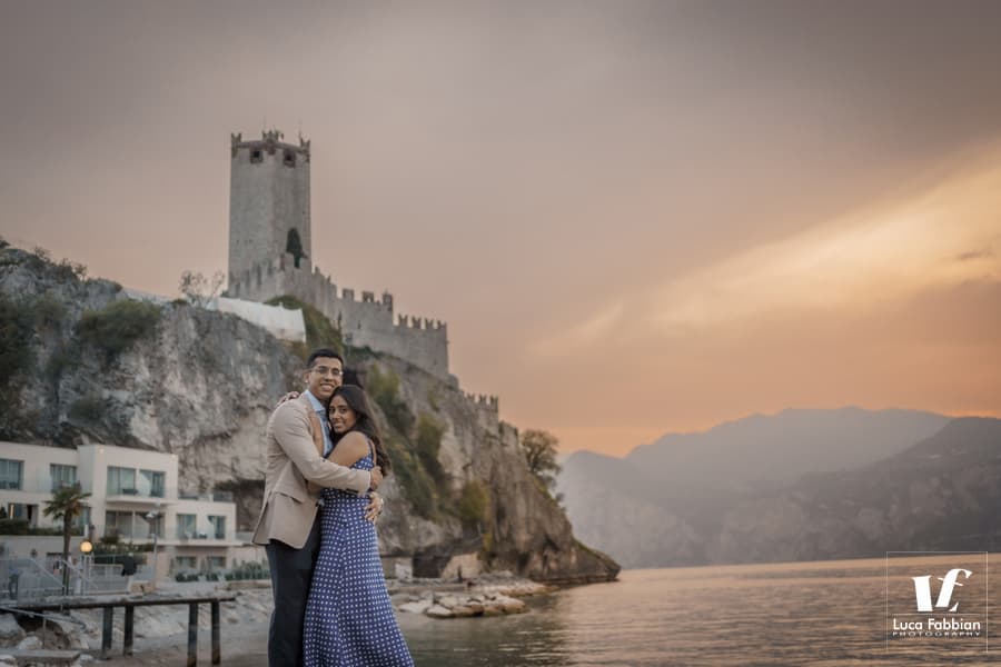 Proposta di matrimonio a Malcesine, lago di Garda