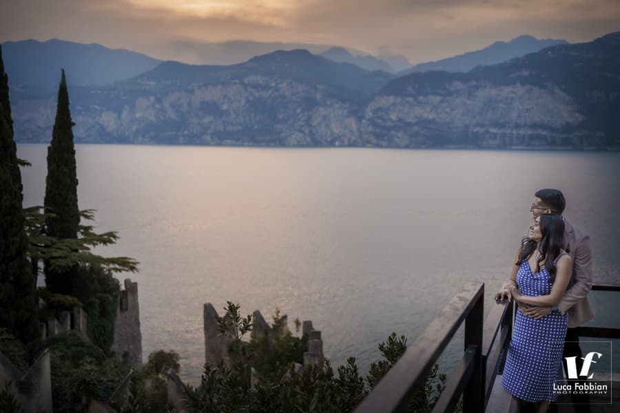 fotografia di coppia lago di Garda