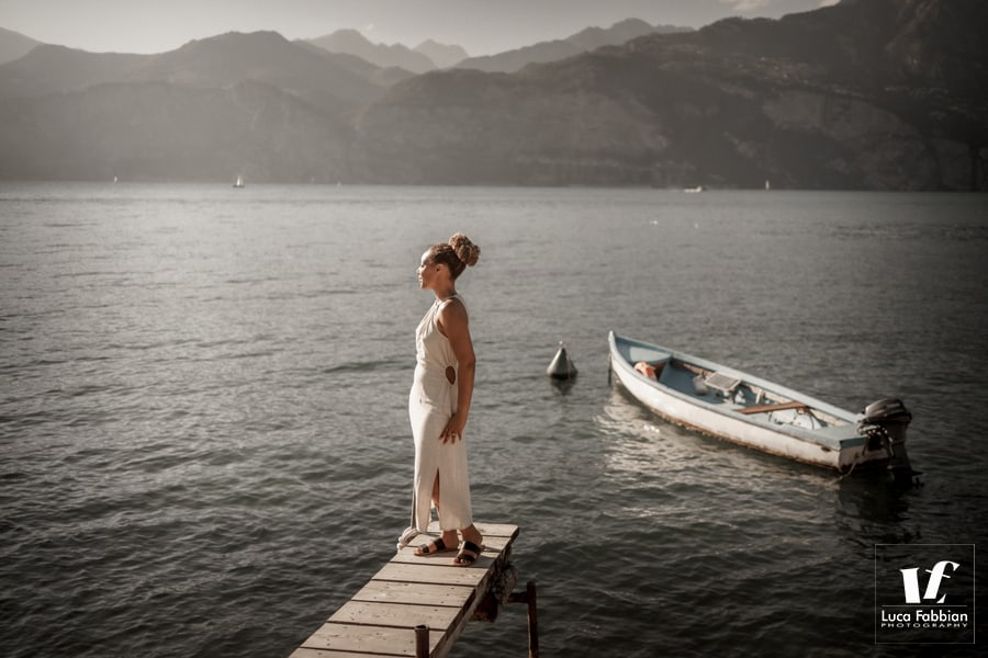 ritratto fotografico lago di Garda