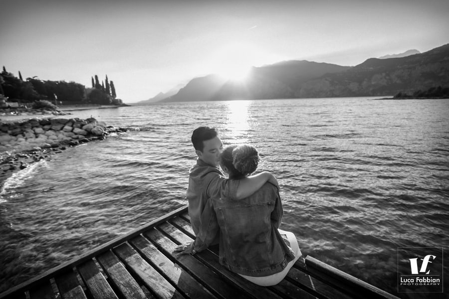 fotografia fidanzati lago di Garda
