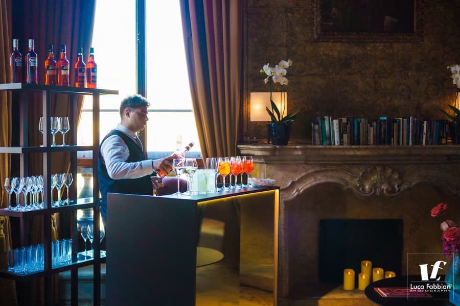 Servizio fotografico per un compleanno all’Aman Hotel di Venezia
