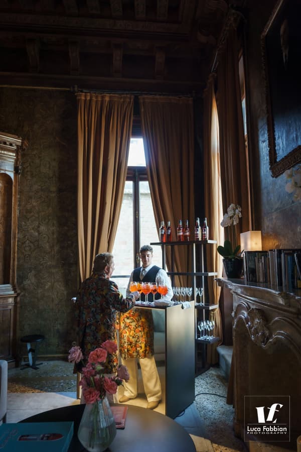 Servizio fotografico per un compleanno all’Aman Hotel di Venezia