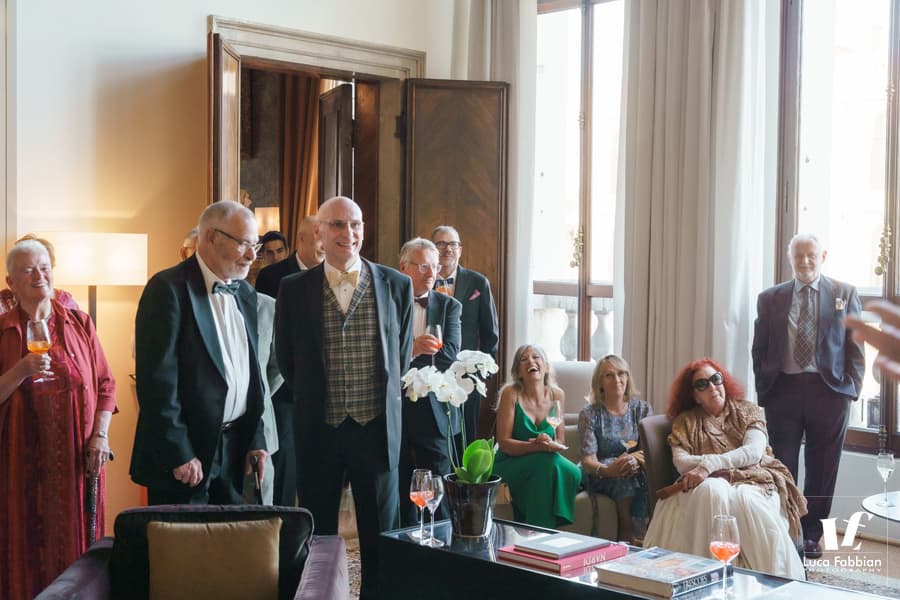 Servizio fotografico per un compleanno all’Aman Hotel di Venezia