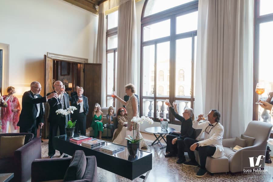 Servizio fotografico per un compleanno all’Aman Hotel di Venezia