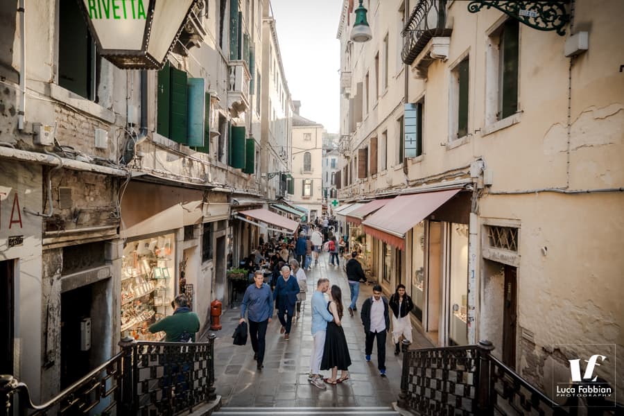Sessione fotografica di coppia a Venezia